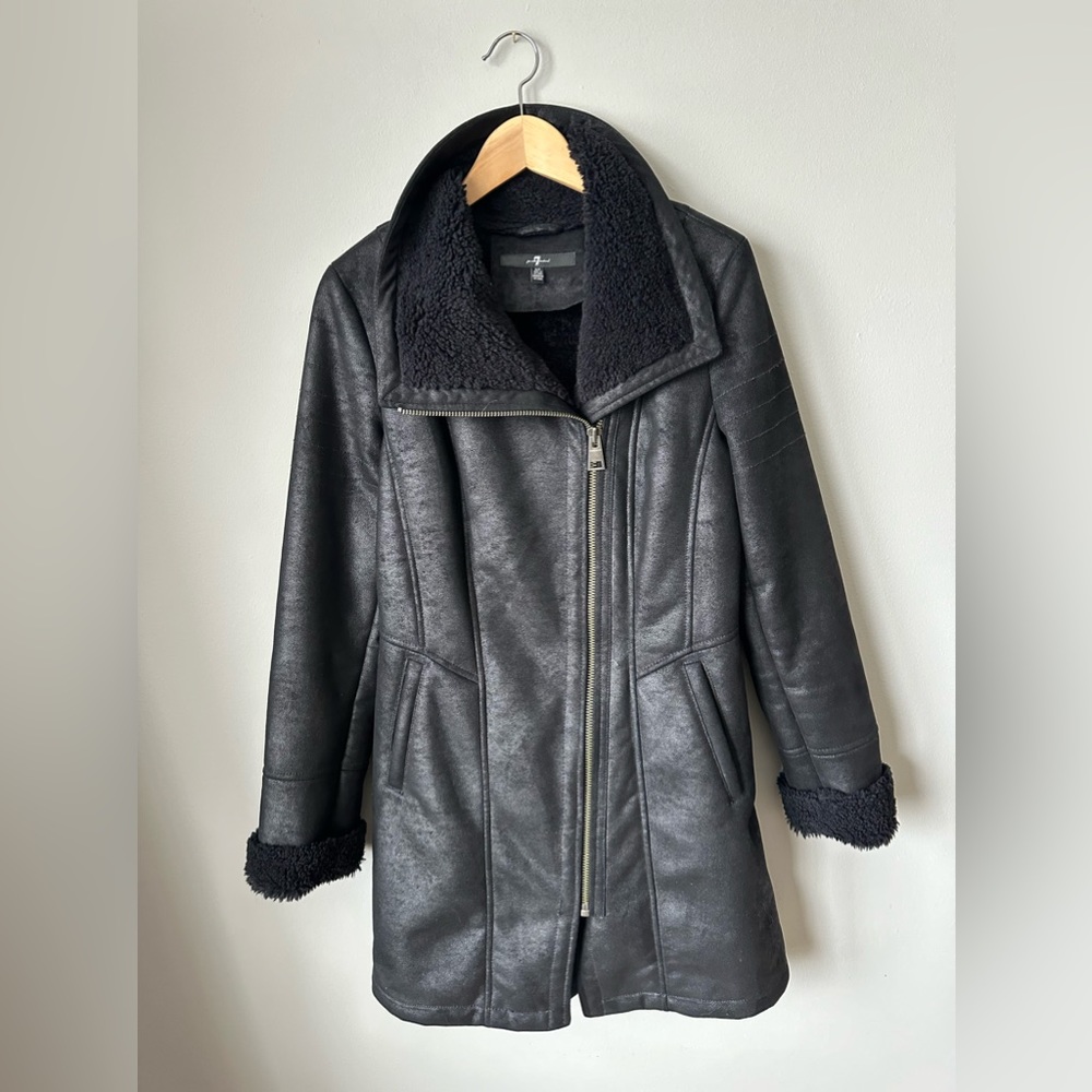 it was worn several times
 7 For all Mankind Coat
